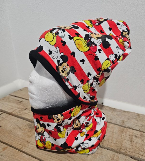 Set čiapka tunel Mickey