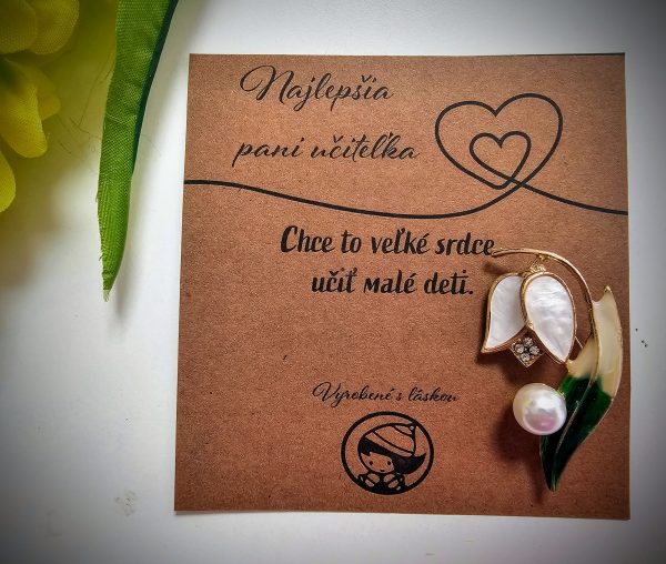 Brošňa tulipán