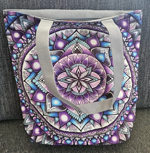 Taška mandala fialová
